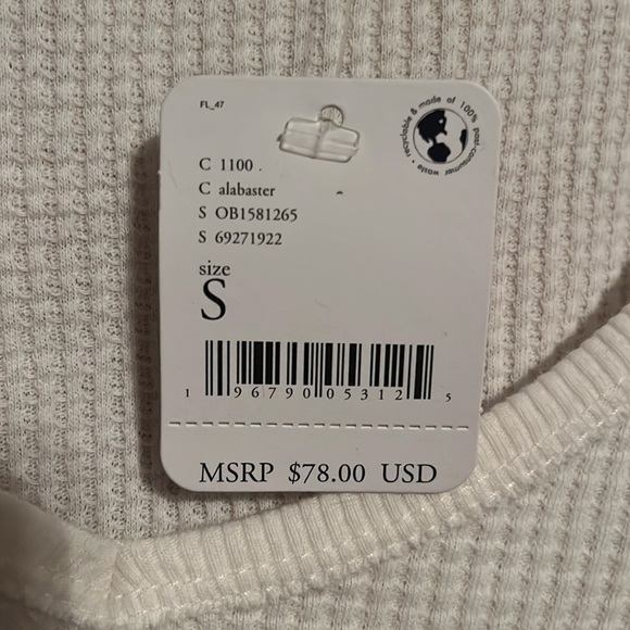 Free people Santa Clara thermal top Small  pre loved EUC - Picture 6 of 9